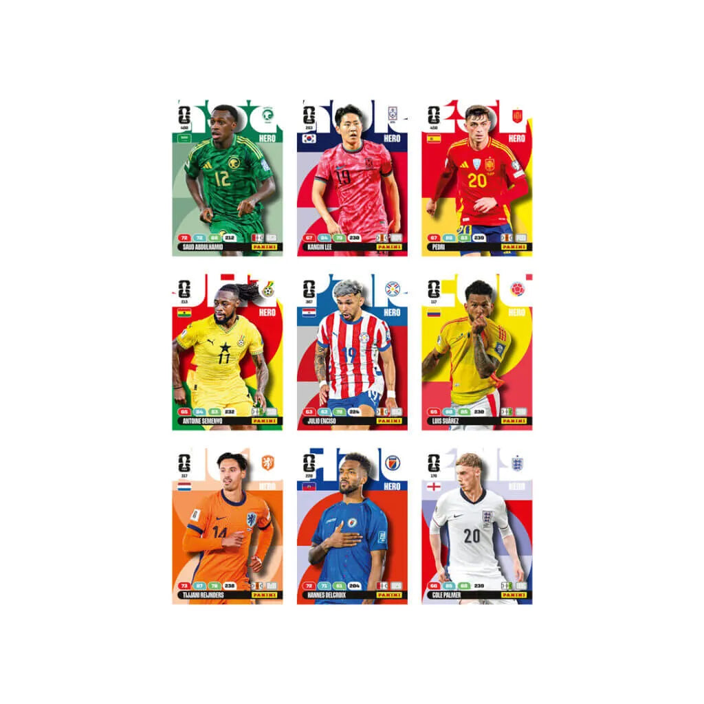 Adrenalyn XL FIFA World Cup 2026 Pacote com 6 Cards