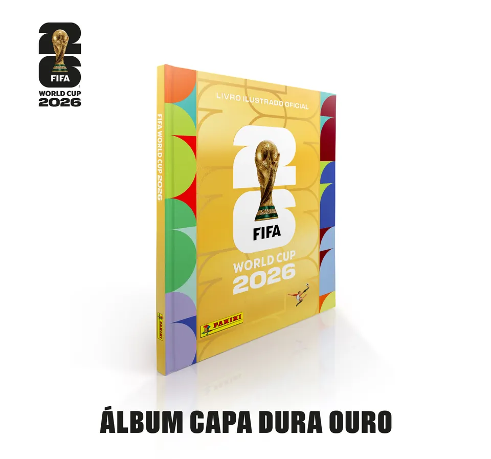 Álbum Capa Dura Ouro FIFA World Cup 2026