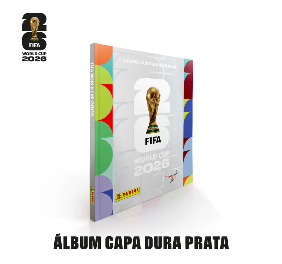 Álbum Capa Dura Prata FIFA World Cup 2026