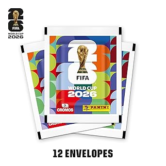 Kit com 12 Envelopes de Figurinhas FIFA World Cup 2026